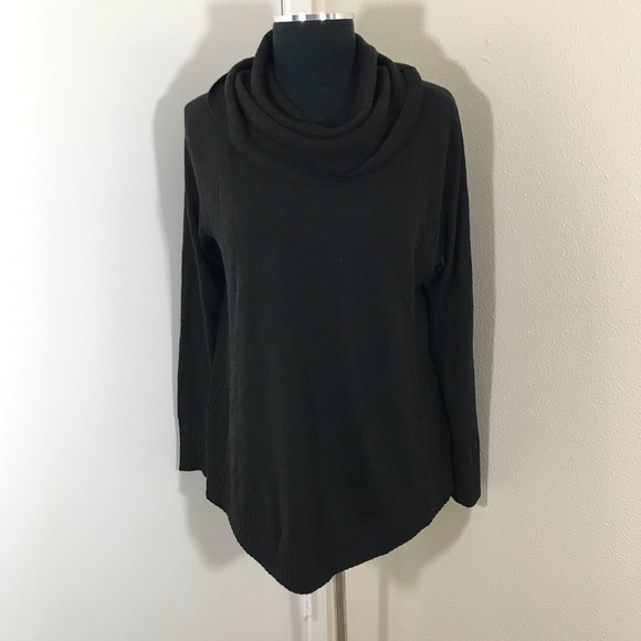 LOFT Sweaters - Ann Taylor LOFT Black Cowl Neck Sweater.  Size Med